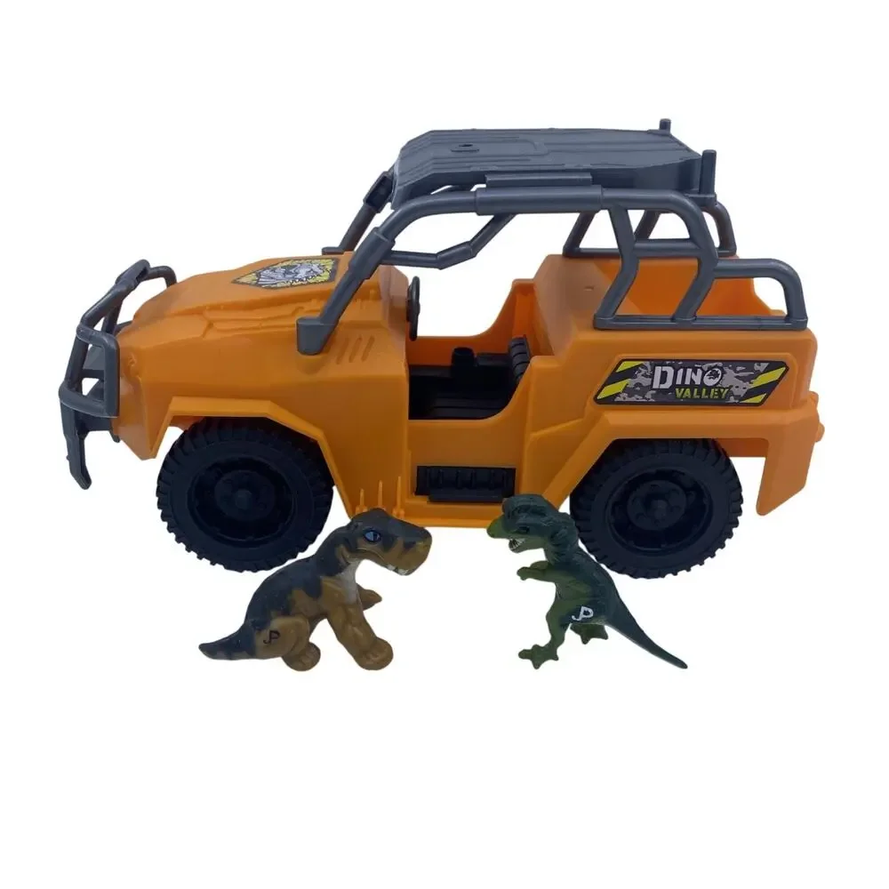 Jurassic Park Hatchlings Lycaenops Dilophosaurus & Chap Mei Dino Valley Jeep